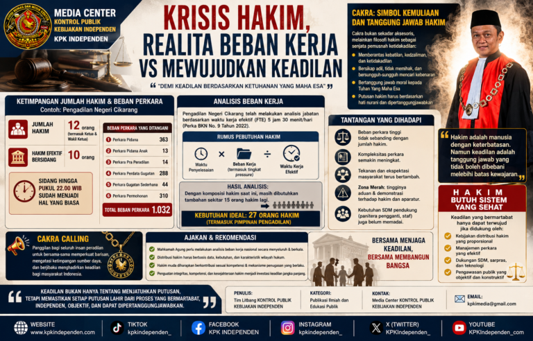 KRISIS HAKIM: REALITAS BEBAN KERJA DAN TANTANGAN MEWUJUDKAN KEADILAN