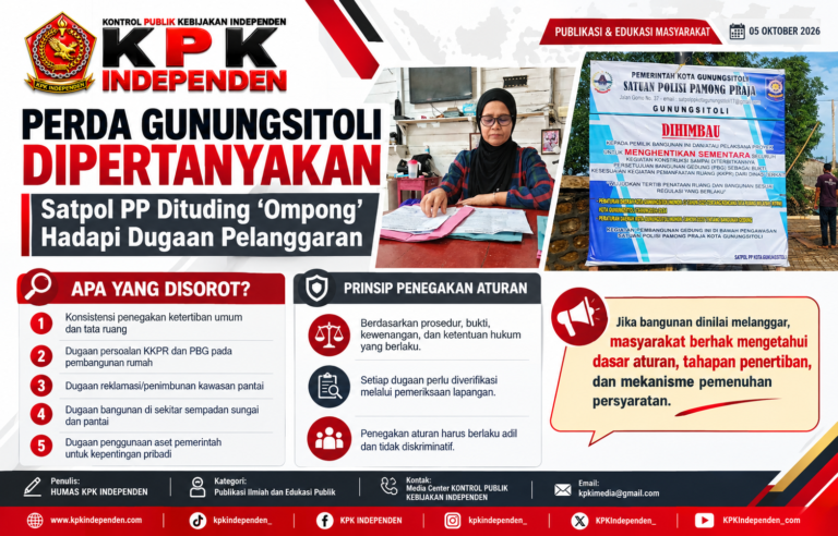 Perda Gunungsitoli Dipertanyakan: Satpol PP Dituding “Ompong” Hadapi Dugaan Pelanggaran.